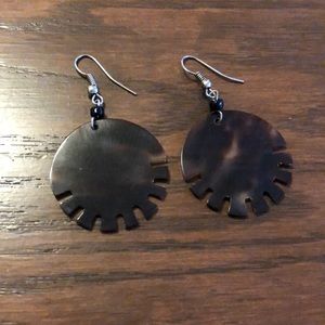 Brown earrings